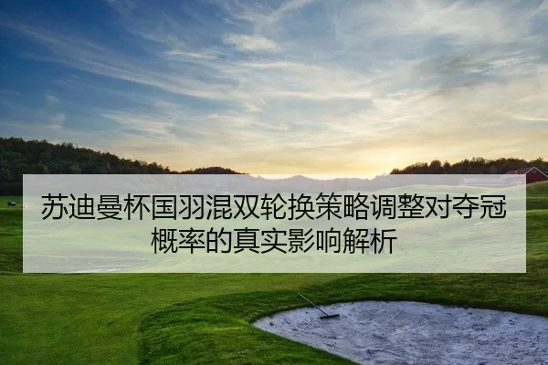 苏迪曼杯国羽混双轮换策略调整对夺冠概率的真实影响解析